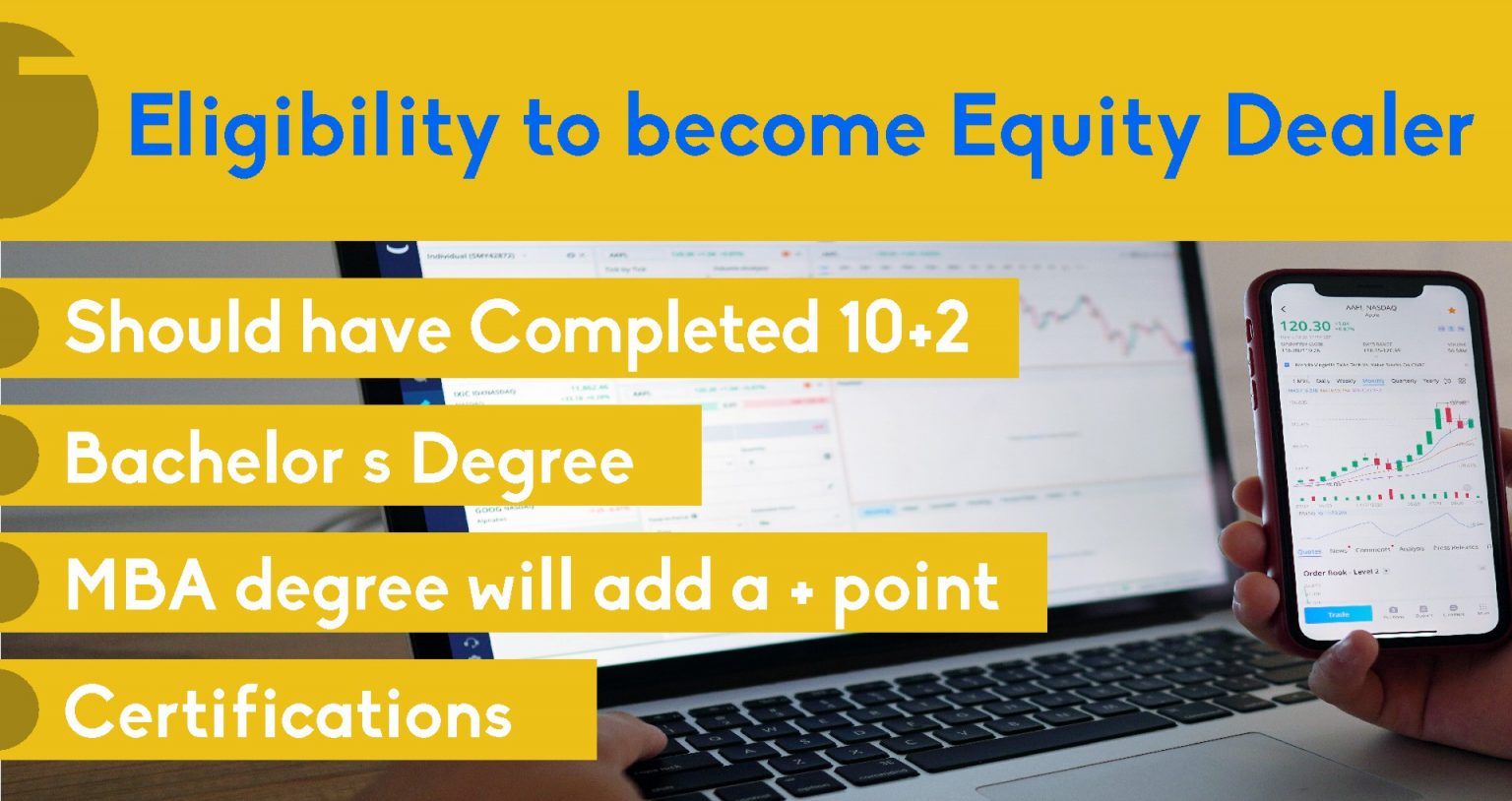 Know what are the key skills needed to an Equity dealer