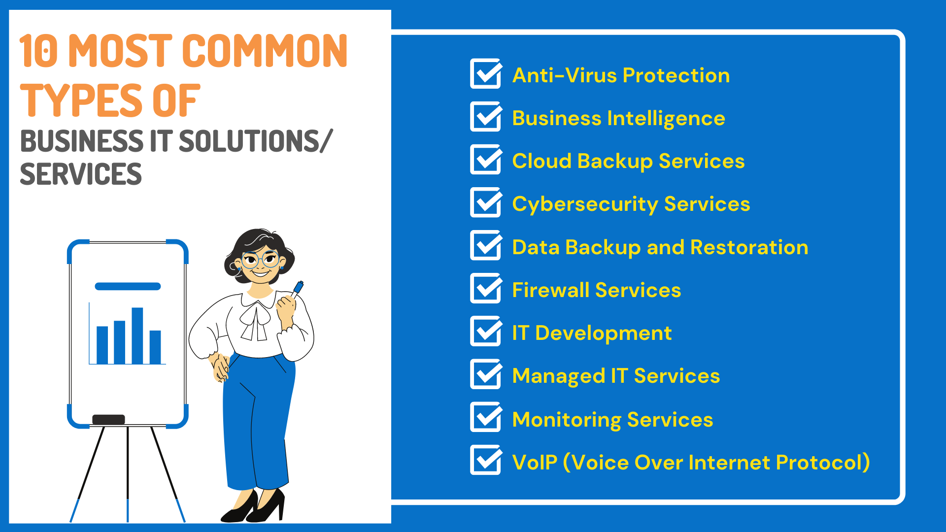 10 Most Common Types of Business IT Solutions/ Services