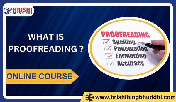 What is proofreading